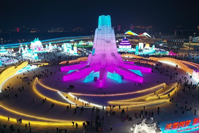 人氣爆棚！第26屆哈爾濱冰雪大世界開園